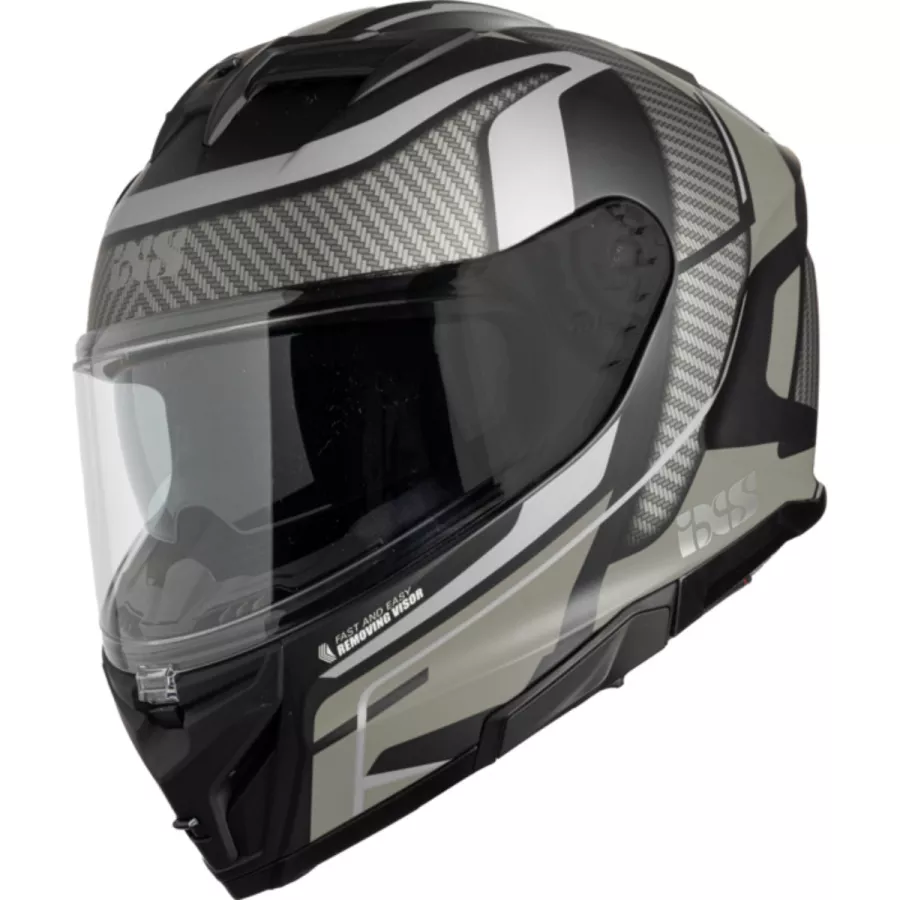 IXS912 SV 2.0 Blade (ECE22-06) integralhelm - Mattschwarz silber