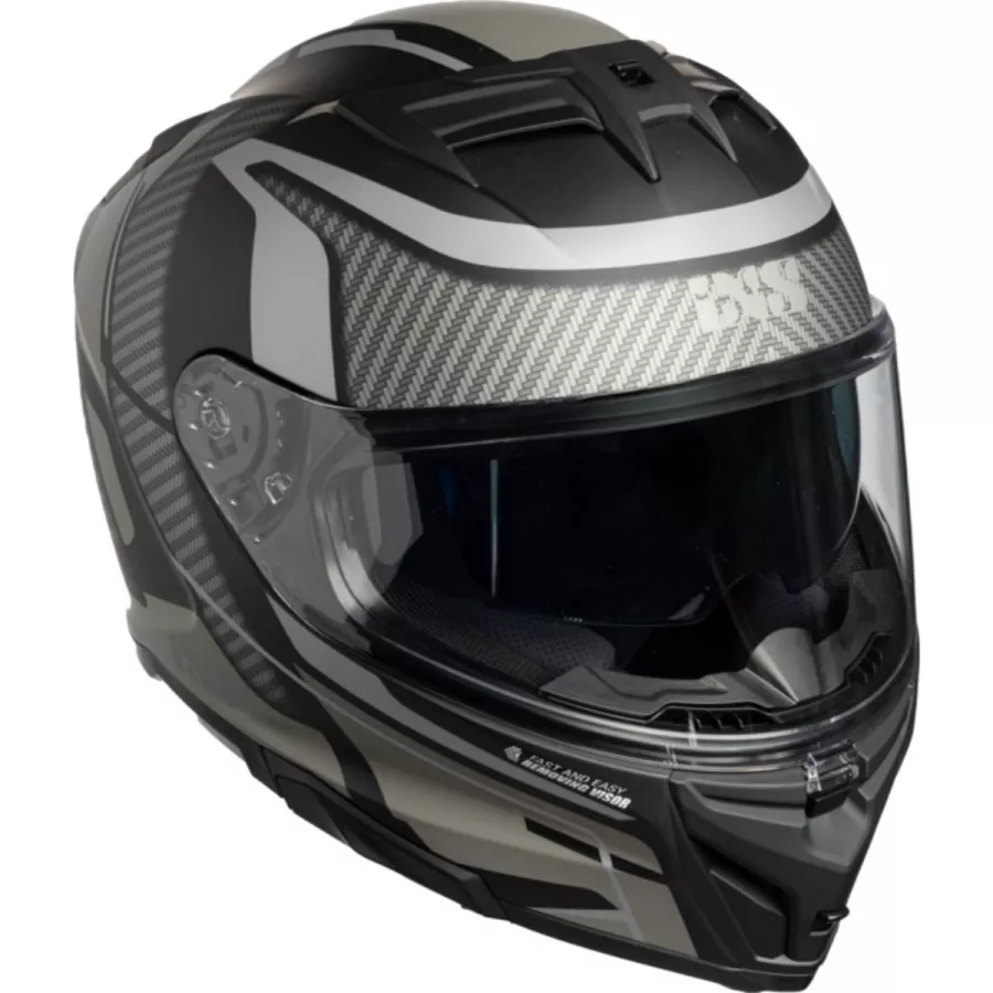 IXS912 SV 2.0 Blade (ECE22-06) integralhelm - Mattschwarz silber