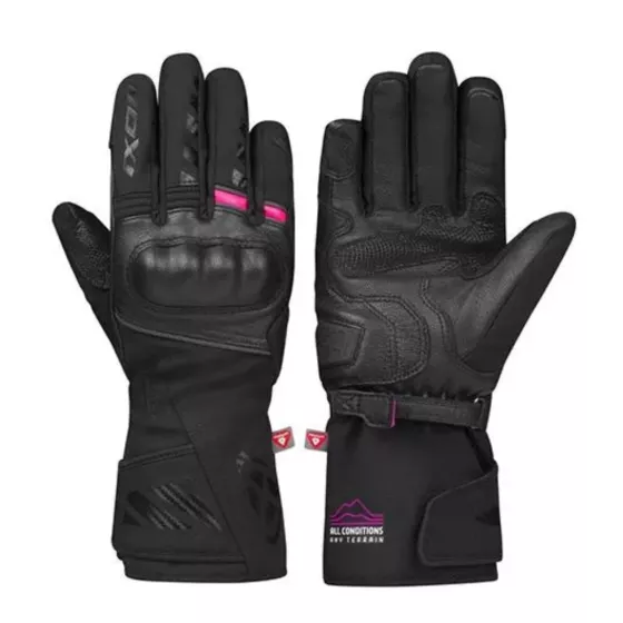 Gants hiver Femme IXON PRO RESCUE 3L - Noir-Fushia