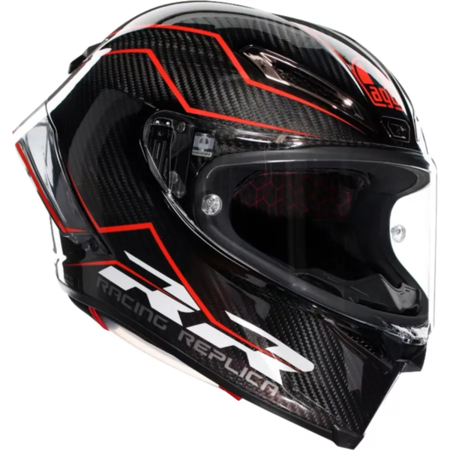 Casque intégral AGV PISTA GP RR Performante (ECE22.06) - Carbone-Rouge