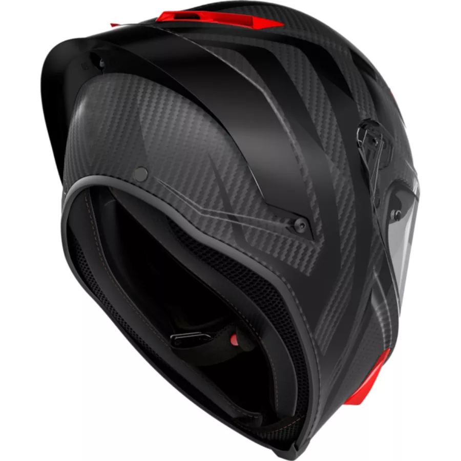Casque intégral AGV PISTA GP RR Intrepido (ECE22.06) Carbone noir rouge