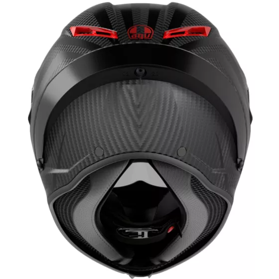 Casque intégral AGV PISTA GP RR Intrepido (ECE22.06) Carbone noir rouge