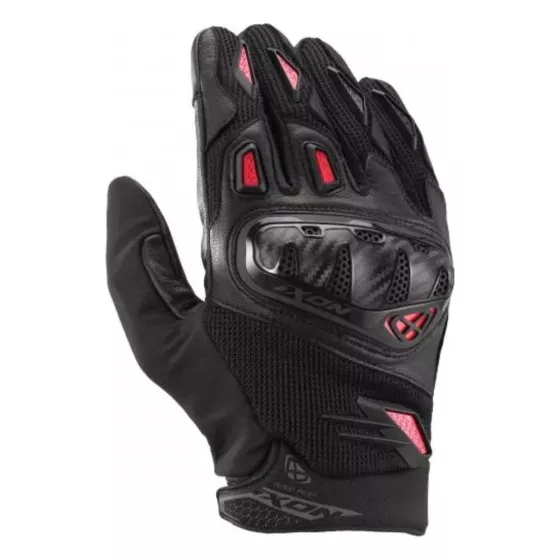 Gants Ixon Rise Air 2 noir rouge - degriffbike.ch