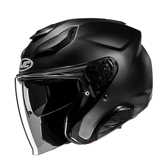 Casque Jet HJC F31 Noir Mat – Confort & style urbain | Degriffbike