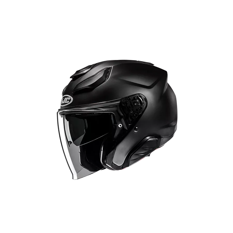Casque Jet HJC F31 Noir Mat – Confort & style urbain | Degriffbike