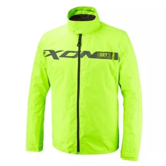 Veste de pluie IXON M-AQUASHIELD - Jaune fluo