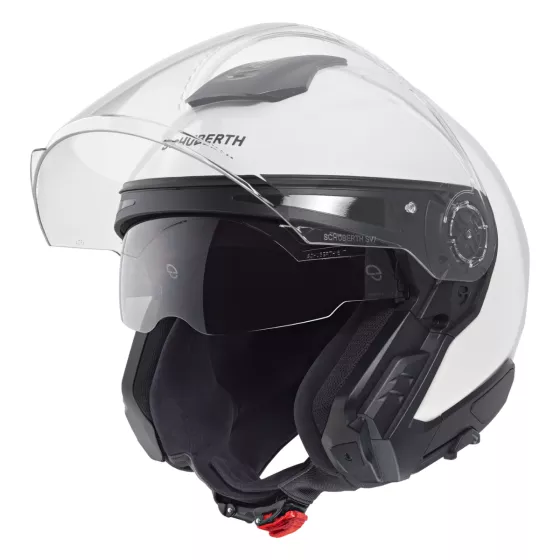 Jet-Helm SCHUBERTH J2 (ECE22-06) – Weiss glänzend