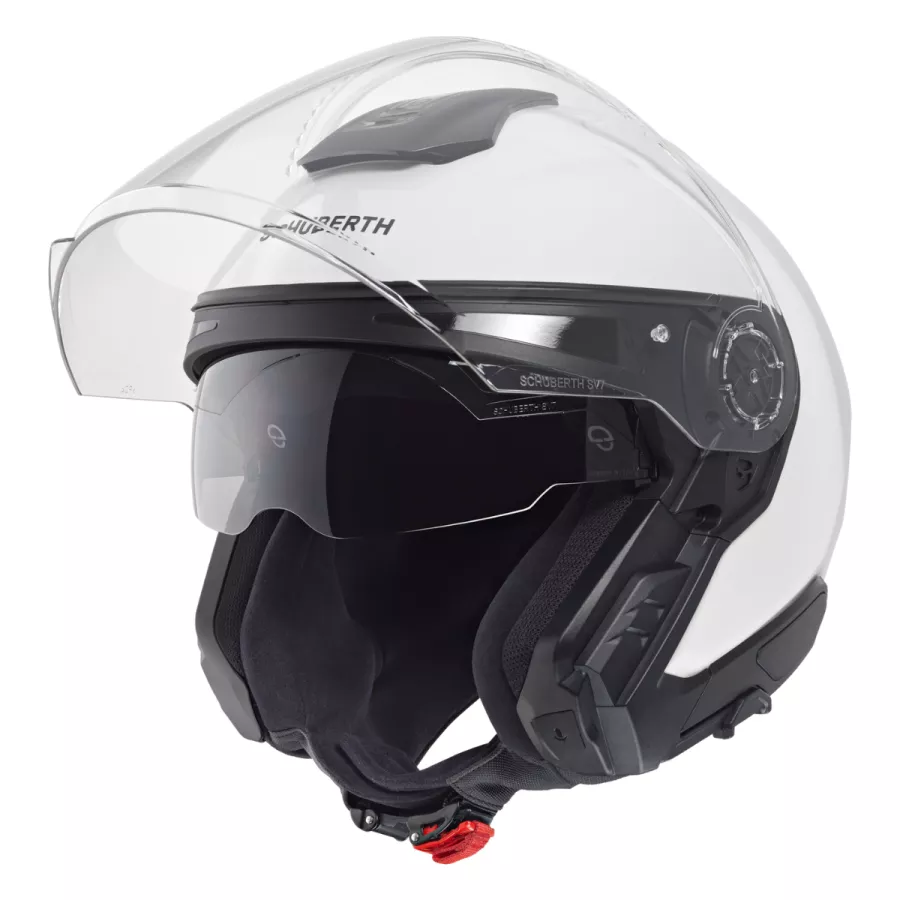 Jet-Helm SCHUBERTH J2 (ECE22-06) – Weiss glänzend
