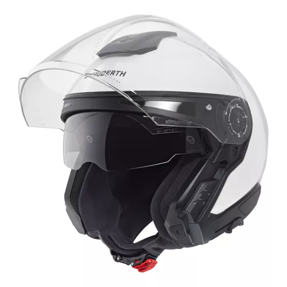 Jet-Helm SCHUBERTH J2 (ECE22-06) – Weiss glänzend