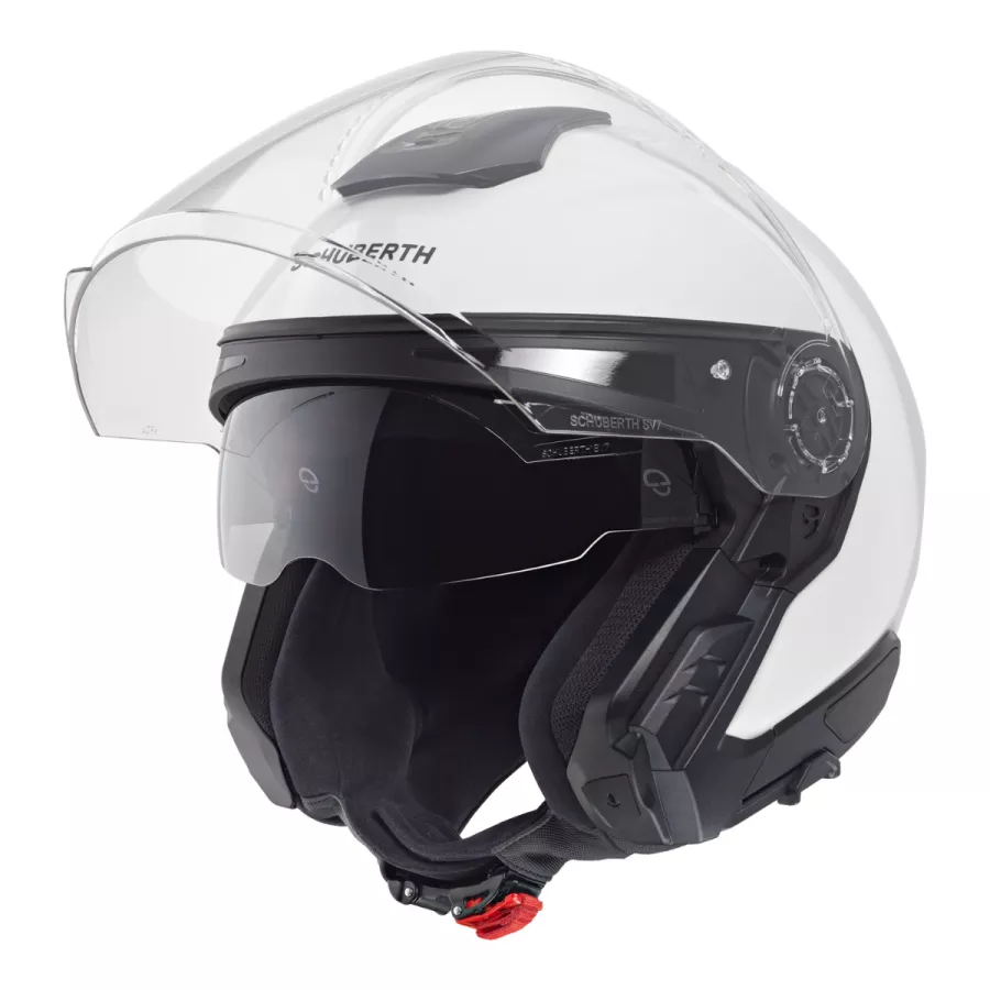 Jet-Helm SCHUBERTH J2 (ECE22-06) – Weiss glänzend