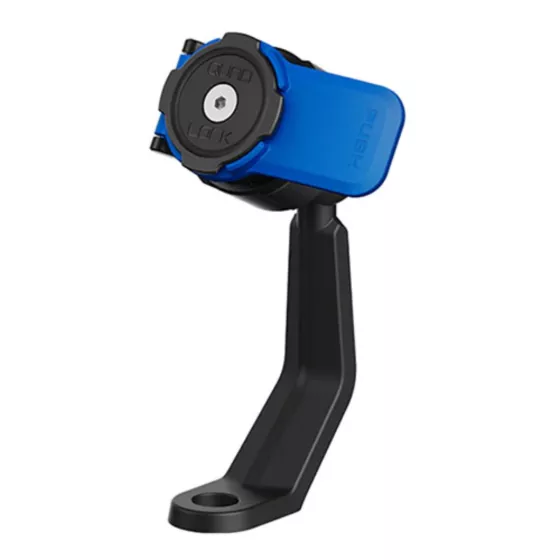 QUAD LOCK MIRROR STEM HALTER - Schwarz-Blau | Degriffbike