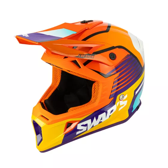 Motorrad-Crosshelm SWAPS Blur S818 (ECE R22-06)