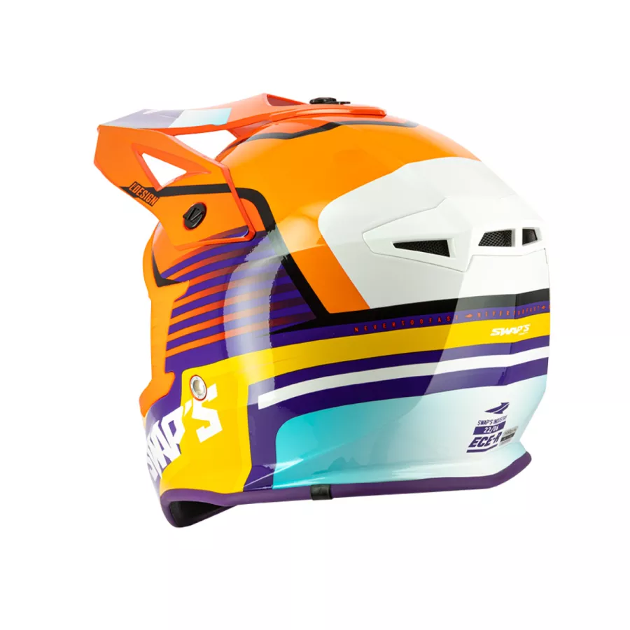 Motorrad-Crosshelm SWAPS Blur S818 (ECE R22-06)