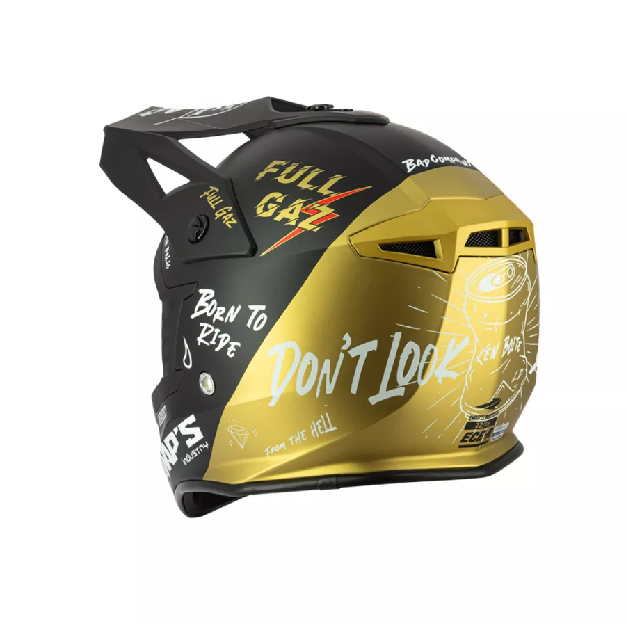 Casque tout-terrain SWAPS BLUR S818 (ECE R22-06)