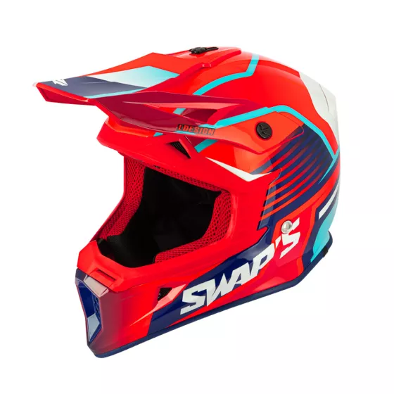 Casque tout-terrain SWAPS BLUR S818 (ECE R22-06)