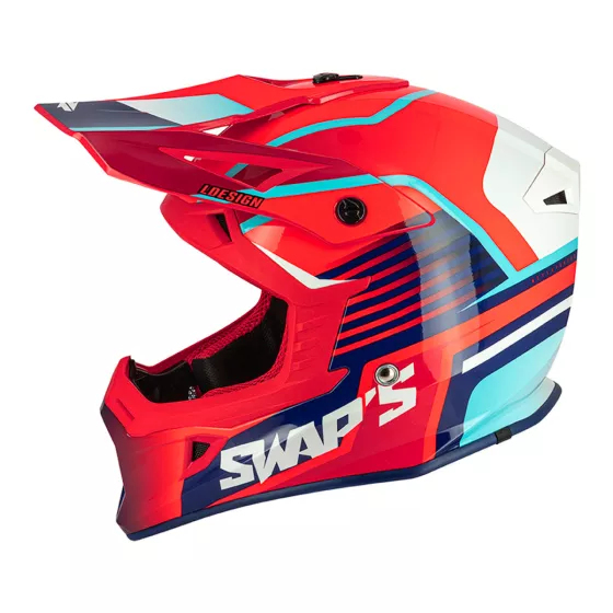 Casque tout-terrain SWAPS BLUR S818 (ECE R22-06)