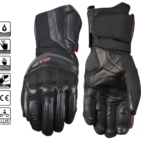 Gants cuir Five GT2 EVO WP
