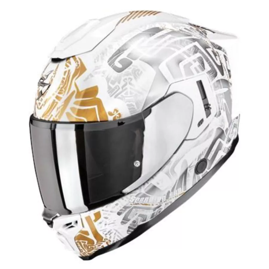 Integralhelm SCORPION EXO-1500 AIR APUS Schwarz-Grau-Gold