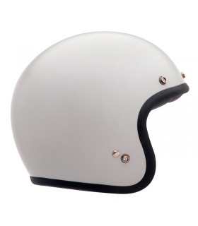 casque jet bell custom 500 blanc - degriffbike.ch
