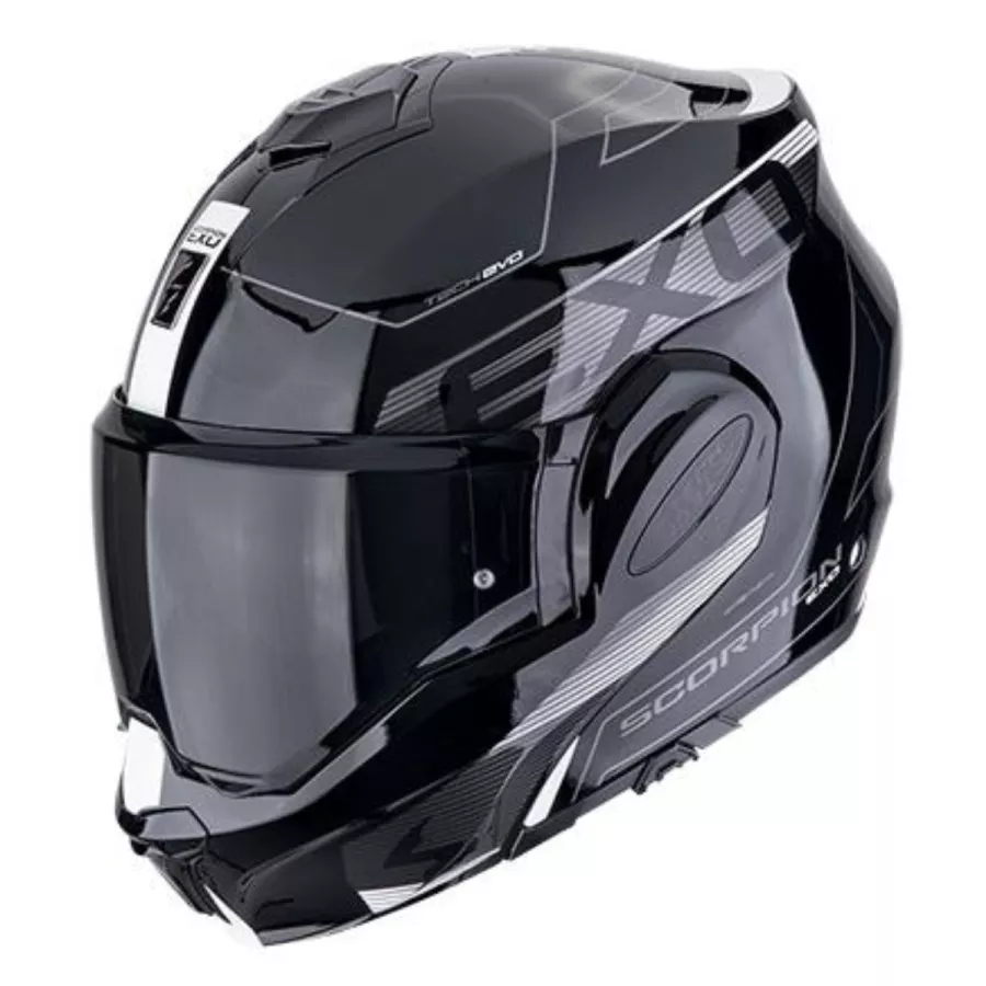 SCORPION EXO-TECH EVO TRAVELLER Modularhelm (ECE 22-06) - Schwarz-Weiß