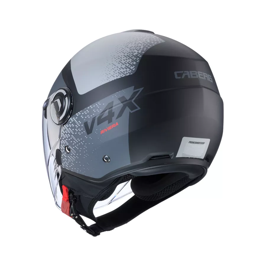 CABERG RIVIERA V4X Alpha Jethelm Matt-Schwarz