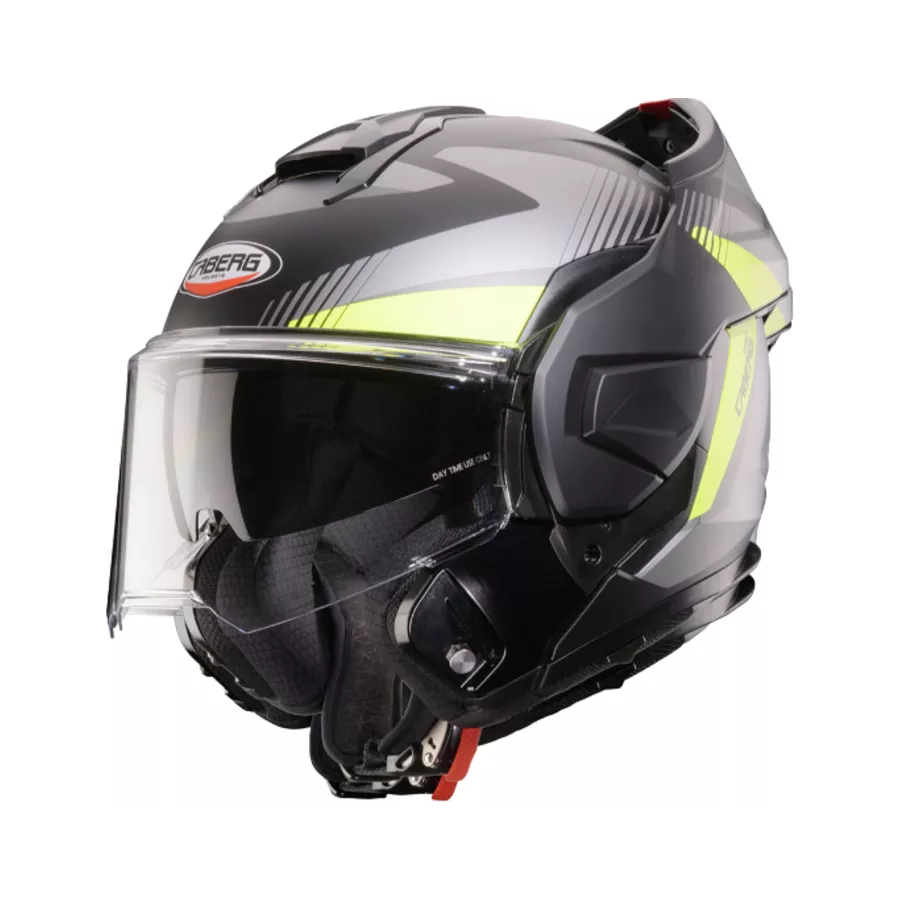 Caberg Klapphelm Trip Lunar matt grau-gelb