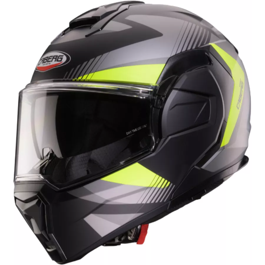 Casque Modulable Caberg Trip Lunar gris mat‑jaune