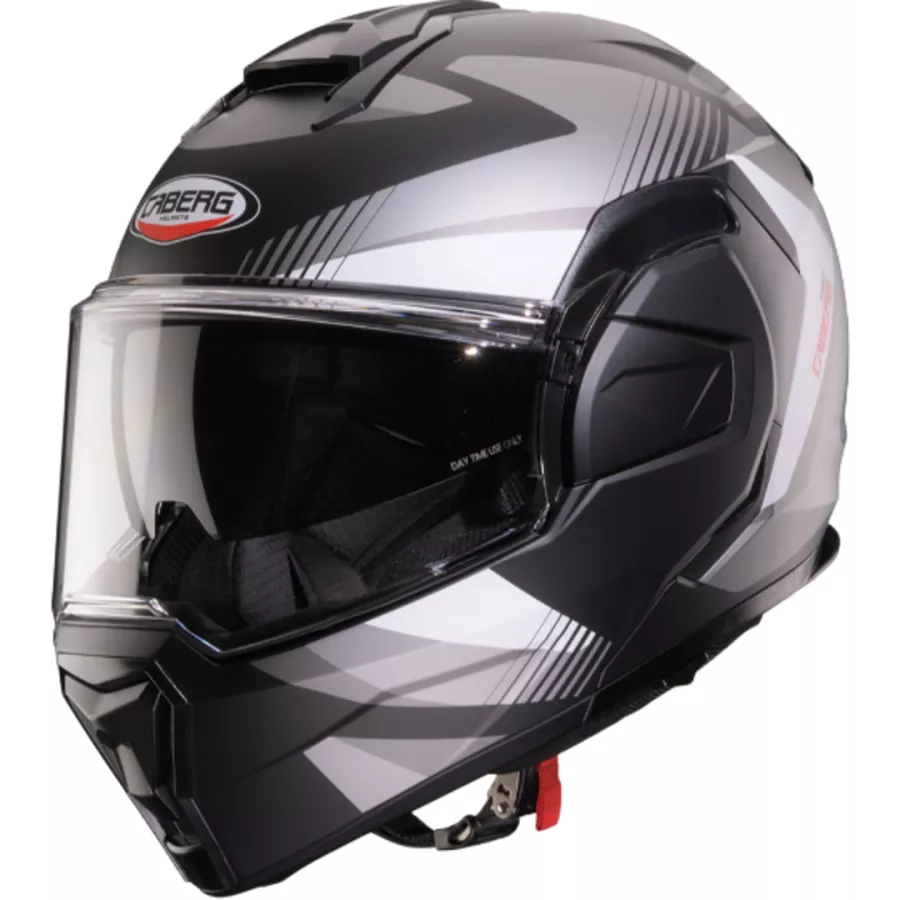Casque Modulable Caberg Trip Lunar gris mat‑blanc