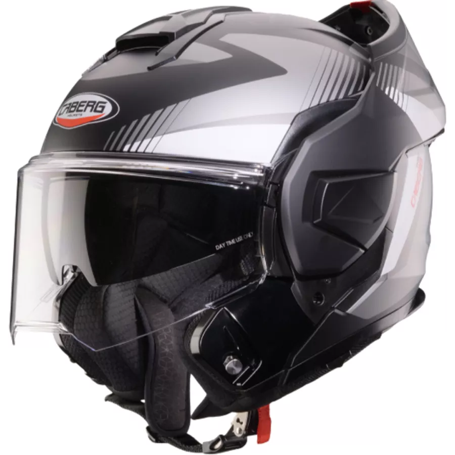 Caberg Klapphelm Trip Lunar matt grau-weiss