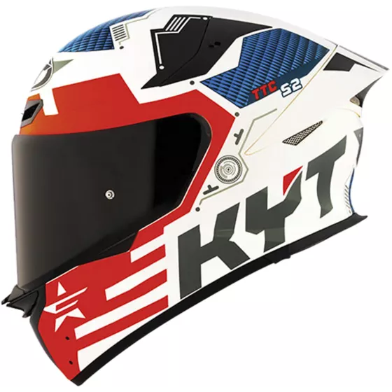 KYT TT-Revo Fuselage Integralhelm – Racing-Grafik | Degriffbike