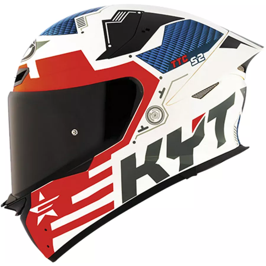 KYT TT-Revo Fuselage Integralhelm – Racing-Grafik | Degriffbike