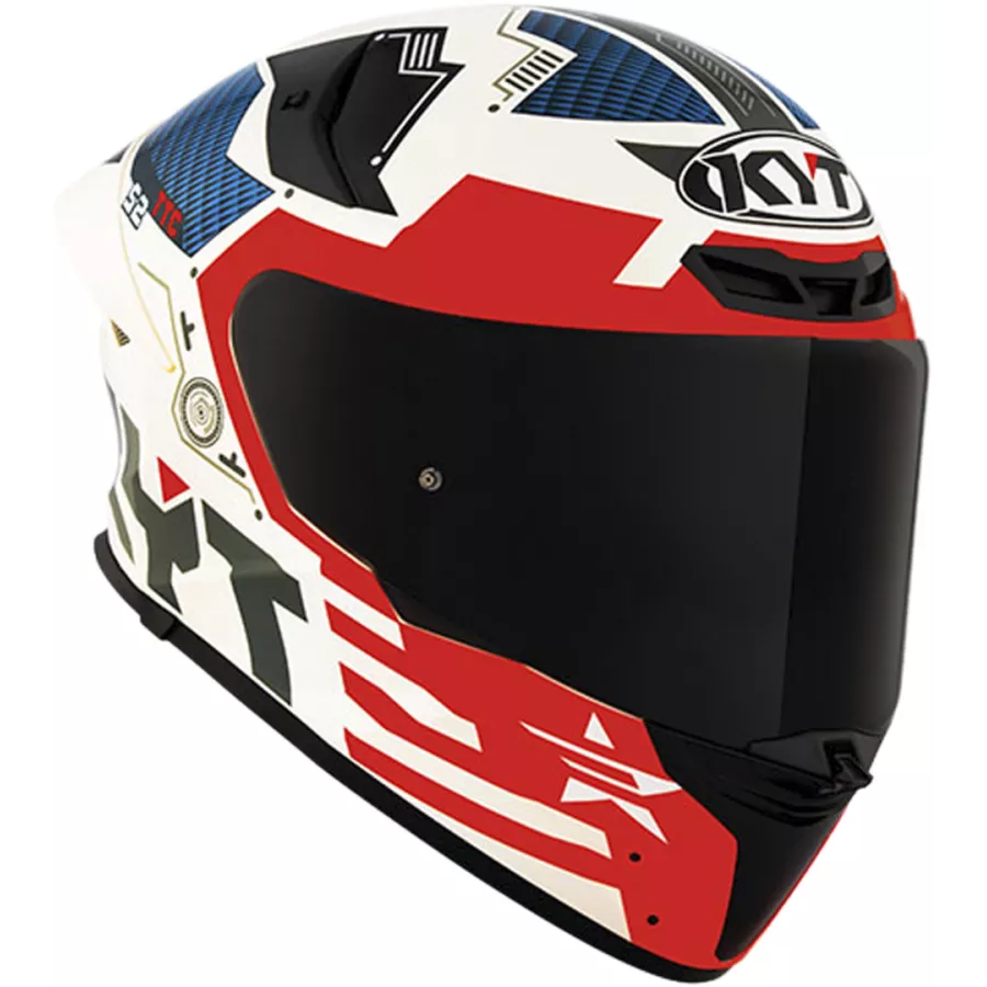 KYT TT-Revo Fuselage Integralhelm – Racing-Grafik | Degriffbike