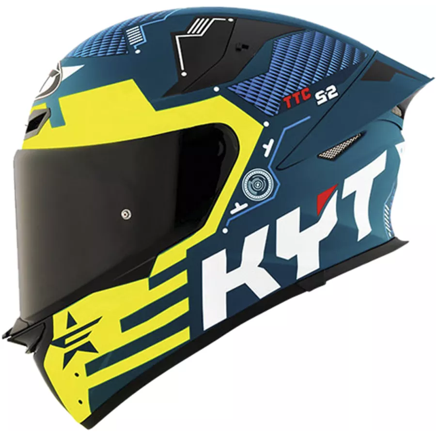 KYT TT-Revo Fuselage Integralhelm – Racing-Grafik | Degriffbike