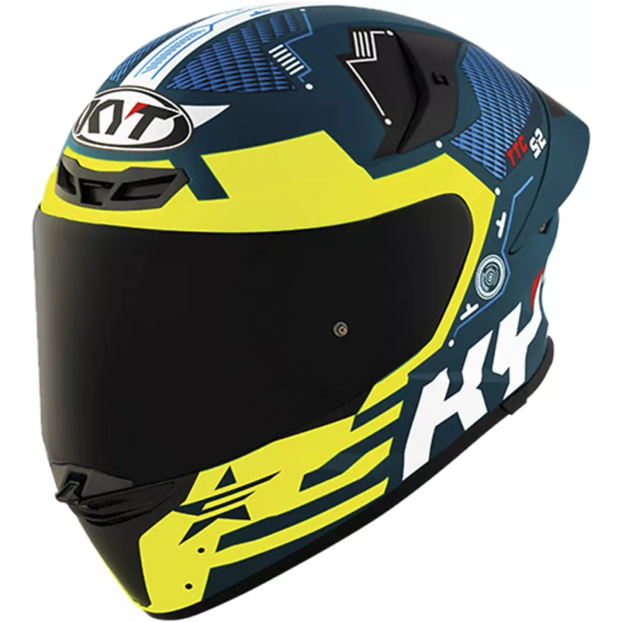 KYT TT-Revo Fuselage Integralhelm – Racing-Grafik | Degriffbike