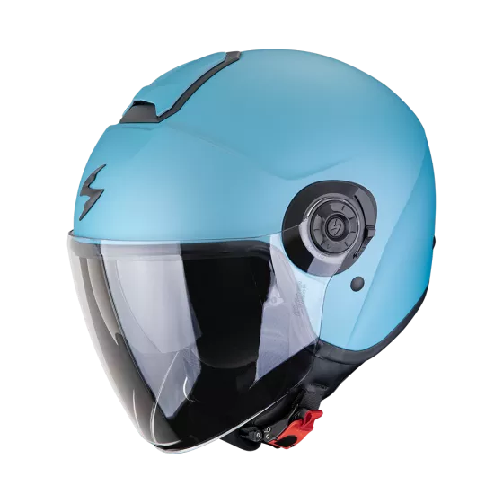 Casque Jet SCORPION EXO-CITY II (ECE22.06) - Bleu Céleste Mat