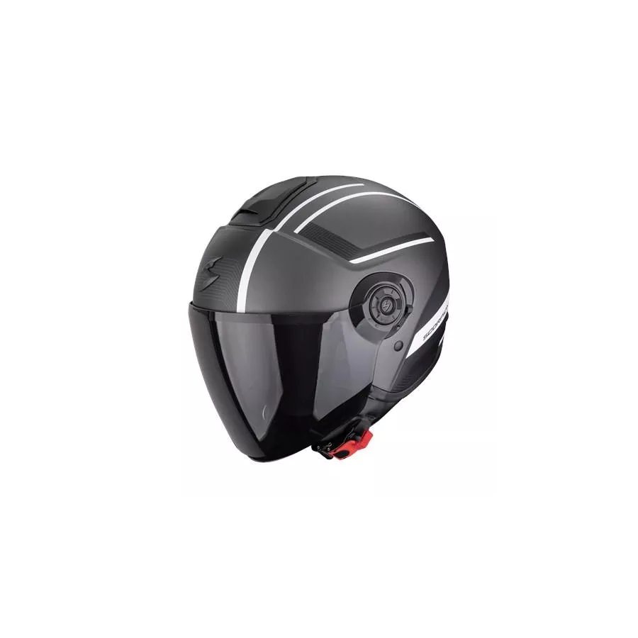 Jethelm SCORPION EXO-CITY II COSMOS Mattsilber-Weiss