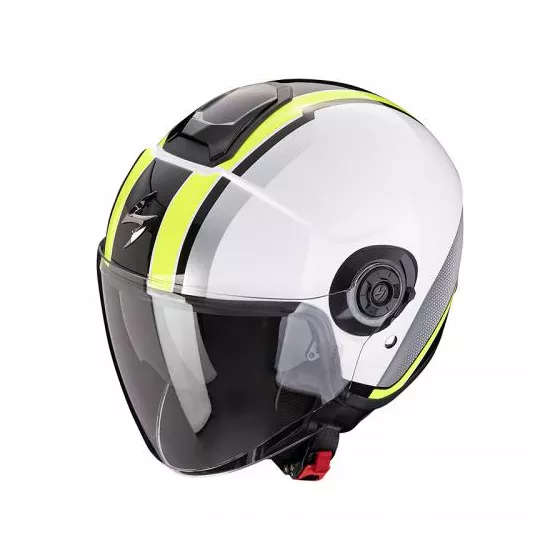 Jethelm SCORPION EXO-CITY II VEL (ECE 22.06) - Weiss-Neongelb
