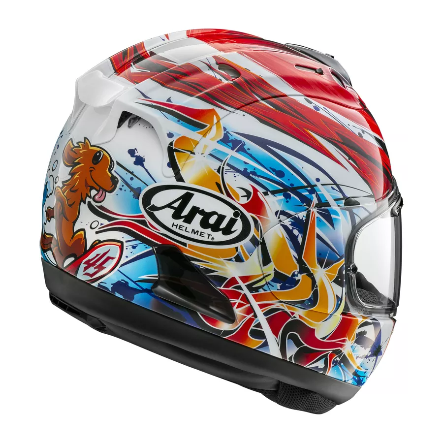 Casque Intégral ARAI RX-7V EVO NAGASHIMA (ECE 22.06) - Replica arrère