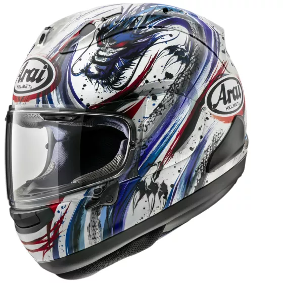 Casque Intégral ARAI RX-7V EVO Kiyo Trico (ECE22-06) - Replica degriffbike.ch