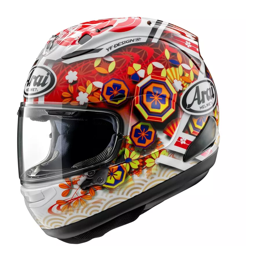 Integralhelm ARAI RX-7V EVO Nakagami GP3 (ECE22-06) - Replica degriffbike.ch