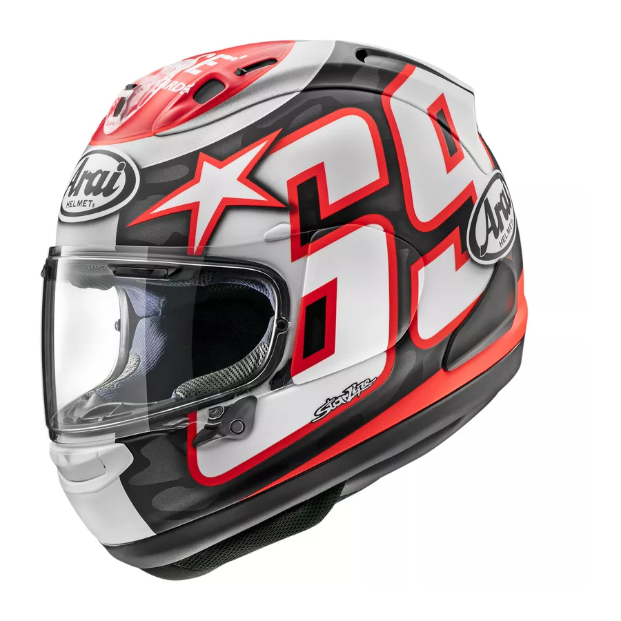 Integralhelm ARAI RX-7V EVO Hayden Reset (ECE22-06) - Replica degriffbike.ch