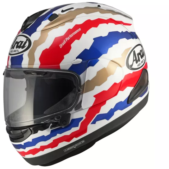 Casque Intégral ARAI RX-7V EVO Doohan Jubilee Rstyl (ECE22-06) - Replica degriffbike.ch