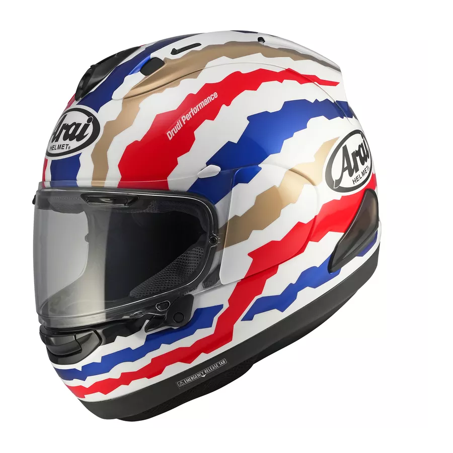 Integralhelm ARAI RX-7V EVO Doohan Jubilee Rstyl (ECE22-06) - Replica degriffbike.ch