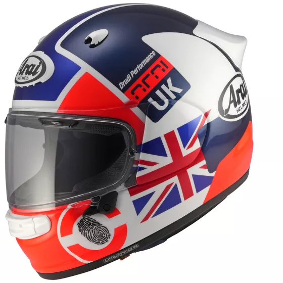 Casque ARAI Quantic Nation UK - multicolore