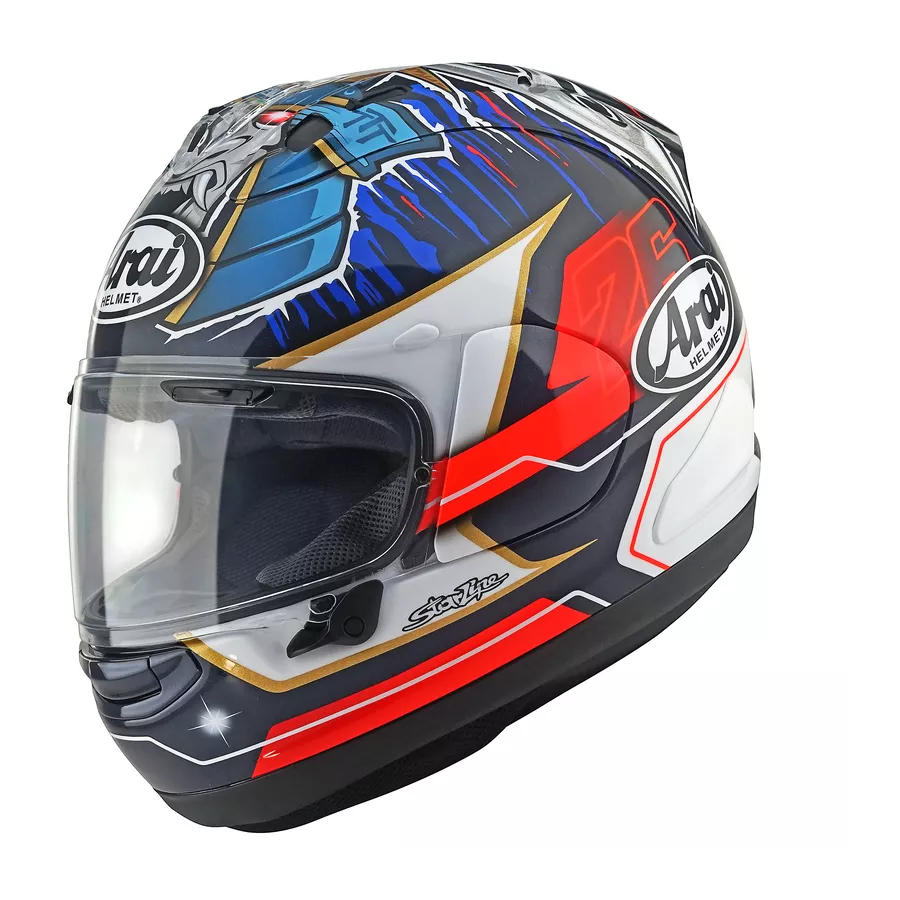 Casque Intégral ARAI RX-7V EVO Pedrosa Shogun (ECE22-06) - Replica