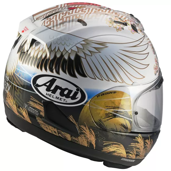 Casque Intégral ARAI RX-7V EVO Tsubasa (ECE22-06) - Replica arrière