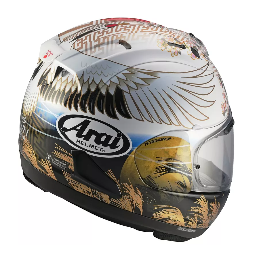 Casque Intégral ARAI RX-7V EVO Tsubasa (ECE22-06) - Replica arrière
