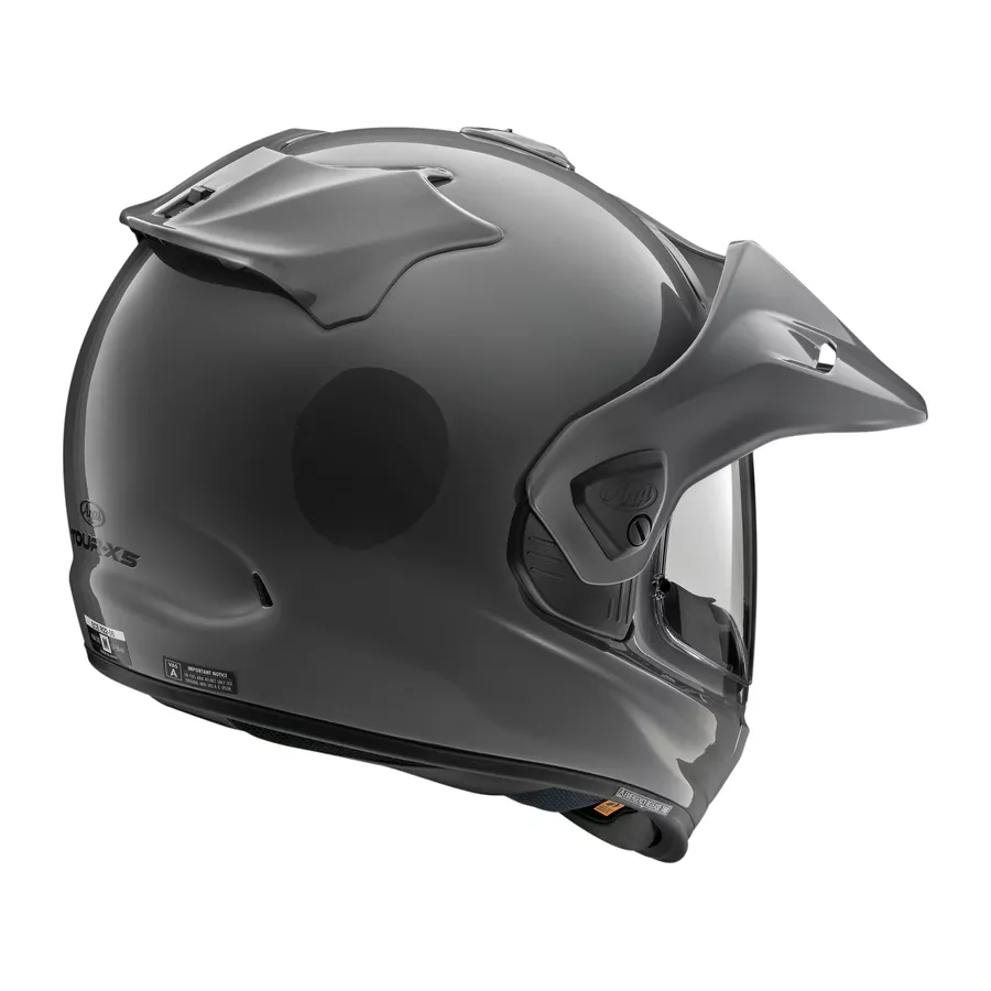Casque Tout-terrain ARAI TOUR-X5 Adventure (ECE 22.06) arriere - Gris degriffbike