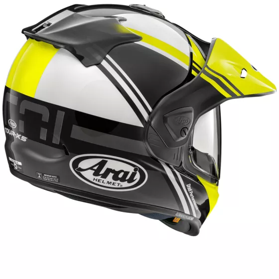 Casque Tout-terrain ARAI TOUR-X5 Cosmic (ECE 22.06) jaune fluo