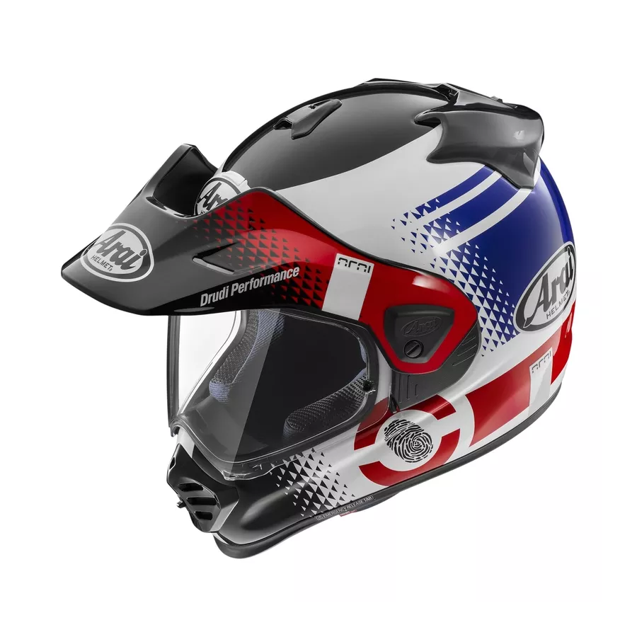 Geländehelm ARAI TOUR-X5 Print (ECE 22.06) rot